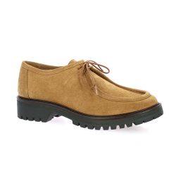 So send Derby cuir velours cognac