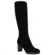 Pao Bottes cuir velours noir