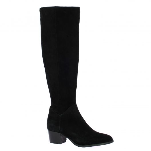 Elisir Bottes cuir velours noir