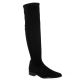 Pao Bottes cuir velours noir