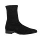 Pao Boots cuir velours noir