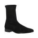 Pao Boots cuir velours noir