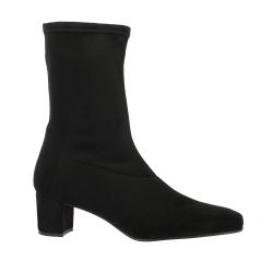 Pao Boots cuir velours noir