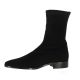 Pao Boots cuir nubuck noir