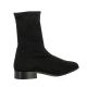 Pao Boots cuir velours noir