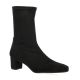 Pao Boots cuir velours noir