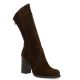 Nuova riviera Bottes cuir velours marron 55