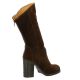 Nuova riviera Bottes cuir velours marron 55