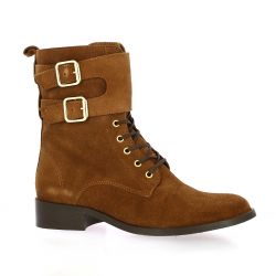 Impact Rangers cuir velours cognac