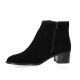 Impact Boots cuir velours noir