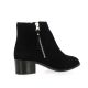 Impact Boots cuir velours noir