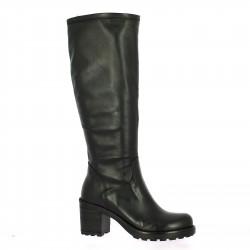 Pao Bottes cuir noir