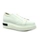 Benoite c Baskets cuir blanc