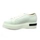 Benoite c Baskets cuir blanc