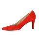 Vidi studio Escarpins cuir velours rouge