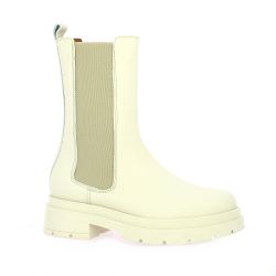 Pao Boots cuir beige