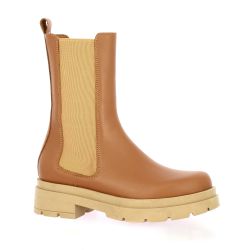 Pao Boots cuir cognac