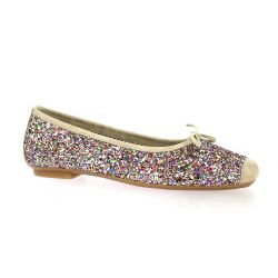 Reqins Ballerines cuir multi