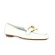 Reqins Mocassins cuir blanc