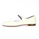 Pao Ballerines cuir blanc