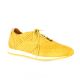 Pao Baskets cuir velours jaune