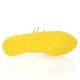 Pao Baskets cuir velours jaune