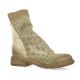 Metisse Boots cuir nubuck taupe