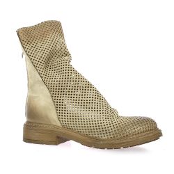 Metisse Boots cuir nubuck taupe