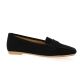 Latina Mocassins cuir velours noir