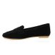 Latina Mocassins cuir velours noir