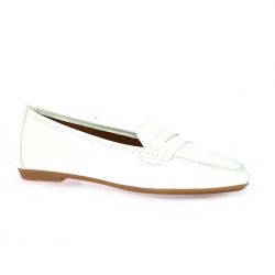 Latina Mocassins cuir blanc