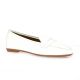 Latina Mocassins cuir blanc