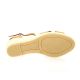 Pao Espadrille cuir velours whisky