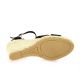 Pao Espadrille cuir velours noir