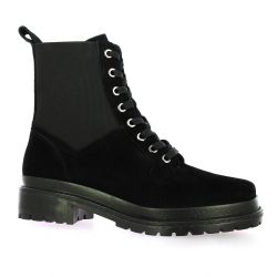 Vidi studio Boots cuir velours noir