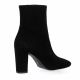 Vidi studio Boots cuir velours noir