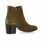 Vidi studio Boots cuir velours taupe