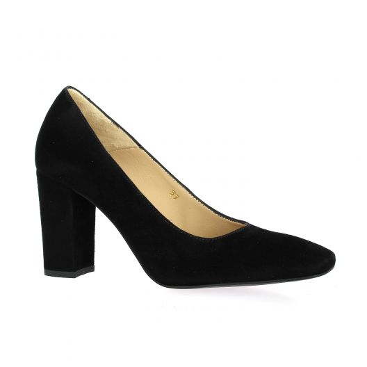 Vidi studio Escarpins cuir velours noir