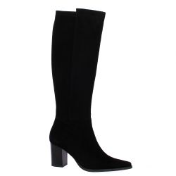 Vidi studio Bottes cuir velours noir