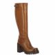 Spaziozero Bottes cuir cognac