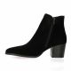 Vidi studio Boots cuir velours noir