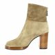 Fremilu Boots cuir velours taupe