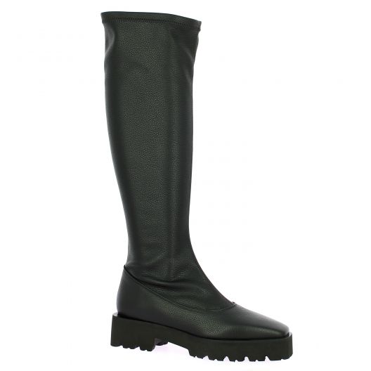 Fremilu Bottes cuir noir