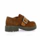 Exit Derby cuir velours cognac