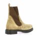 Reqins Boots cuir velours beige