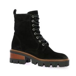 Pao Rangers cuir velours noir