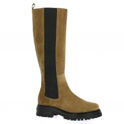 Impact Bottes cuir velours camel