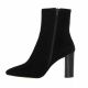 Sofia costa Boots cuir velours noir