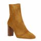 Sofia costa Boots cuir velours cognac