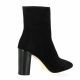 Sofia costa Boots cuir velours noir